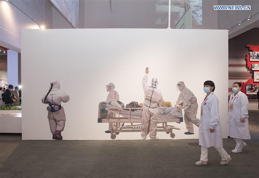 新冠展覽，新冠展位，新冠畫作展示